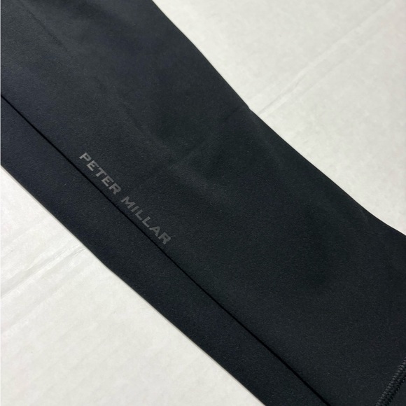 Peter Millar Nova Woman’s Performance Soft Black Leggings. Side Pocket Small - Picture 3 of 11